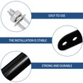 thumbnail image 2 of IFANLANDOR Battle Rope Mounts Wall-mounted Space-saving Rack Black 1Set, 2 of 8