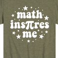 thumbnail image 3 of Instant Message - Math Inspires Me - Toddler And Youth Short Sleeve Graphic T-Shirt, 3 of 6