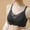 Black, variant on YWDJ Lounge Bras for Women Comfort Lounge Bras No Wires Comfortable Bras Adjustable Straps Full Coverage Push up Seamless Bras Padded Comfort Bras Wrap Solid Sleep Bras Black XL
