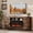 Brown, variant on Sonegra 70" Fireplace TV Stand, Entertainment Center for TVs Up to 80”, TV Console with Storage Cabinets, Media Console for Living Room, White TV Stand and Black Fireplace