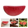 thumbnail image 3 of MKHSQHDG Clearance Realistic Watermelon Slices Fruit for Kitchen Party Summer Display Ornamental Watermelon Slice, 3 of 8