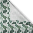 thumbnail image 3 of Ambesonne Gingko Kitchen Curtains, Biloba Tree Leaves Foliage, 55"x45", White and Green, 3 of 3
