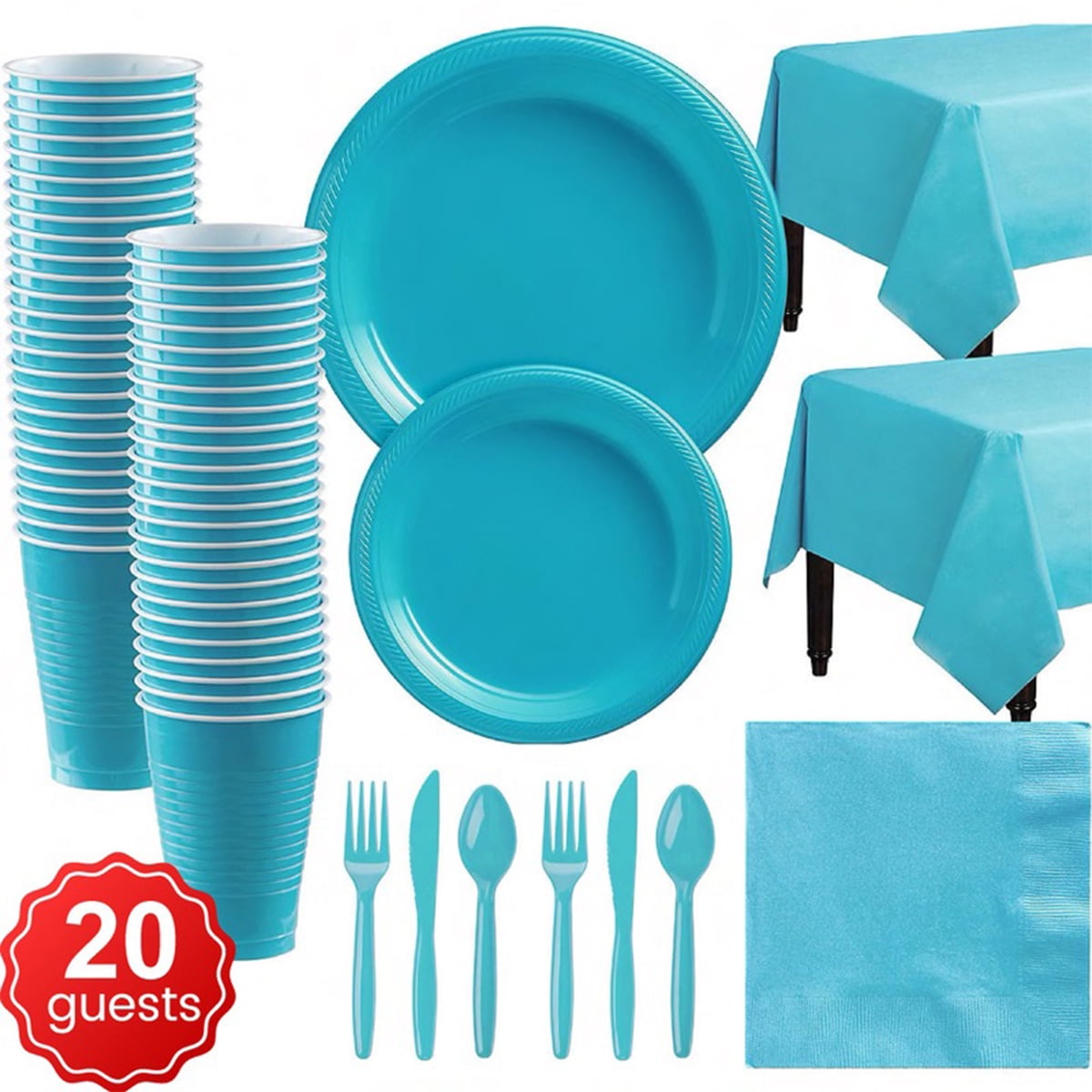 Birthday Blue Theme Party Supplies Tableware Disposable Napkins Plates Cups 