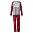 thumbnail image 2 of Pyjamas de Noël Assortis pour Famille Noël 2024 Famille Noël Imprimé Manches Longues Chandail Décontracté Col Rond Chandail à Capuchon pour Femmes Pyjamas de Noël pour Femmes Blanc Maman Taille : TG, 2 of 4