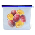 thumbnail image 2 of 7Penn Silicone Food Storage Bag 1000mL - 1pk Blue 8 x 6.25in Reusable Food Bags, 2 of 7