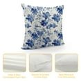 thumbnail image 4 of Leisuo Chic Throw Pillow Case for Couch and Bed Splattered Paint Drops Soft Square Cushion Cover with Details, 4 of 5