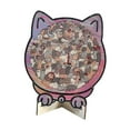 thumbnail image 3 of Juguete de madera con forma de gato, decorativo y que estimula la coordinación ojo-mano. Único. Estilo G, 3 of 9