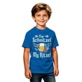 thumbnail image 4 of Kids Oktoberfest Print Short Sleeve T-Shirt For Schnitzel My Nitzel Mug Sausage Graphic Tee Classic Crew Neck Casual Summer Top for Festival Daily Wear(Blue,7-8 Years), 4 of 4