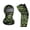 Green, variant on Balaclava Face Mask Summer Cooling Neck Gaiter with Arm Sleeves together for Men Women