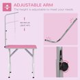 thumbnail image 4 of PawHut Foldable Pet Grooming Table for Dogs Cats Non-slip Surface, Pink, 4 of 10