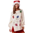 thumbnail image 1 of SUNSIOM Femmes Noël Sweatshirt, Pull à Manches Longues Col Rond Fendu à Sequins pour Usage Quotidien, 1 of 6