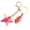 Red, variant on YIEMEEN Stylish Beach Inspired Shell Keychain Conch Starfish Star Pendant Keyring Charm Fashionable Sea Inspired Jewelry