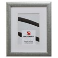 thumbnail image 1 of Craig Frames 23247944 14 x 18 Inch Scratched Silver Picture Frame Matted to Display a 10 x 13 Inch Photo, 1 of 4