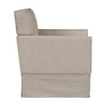 thumbnail image 2 of Xukmct Upholstered Accent Chair with Wood Frame, Modern Armchair for Living Room, Bedroom, Office, Light Brown, 2 of 8