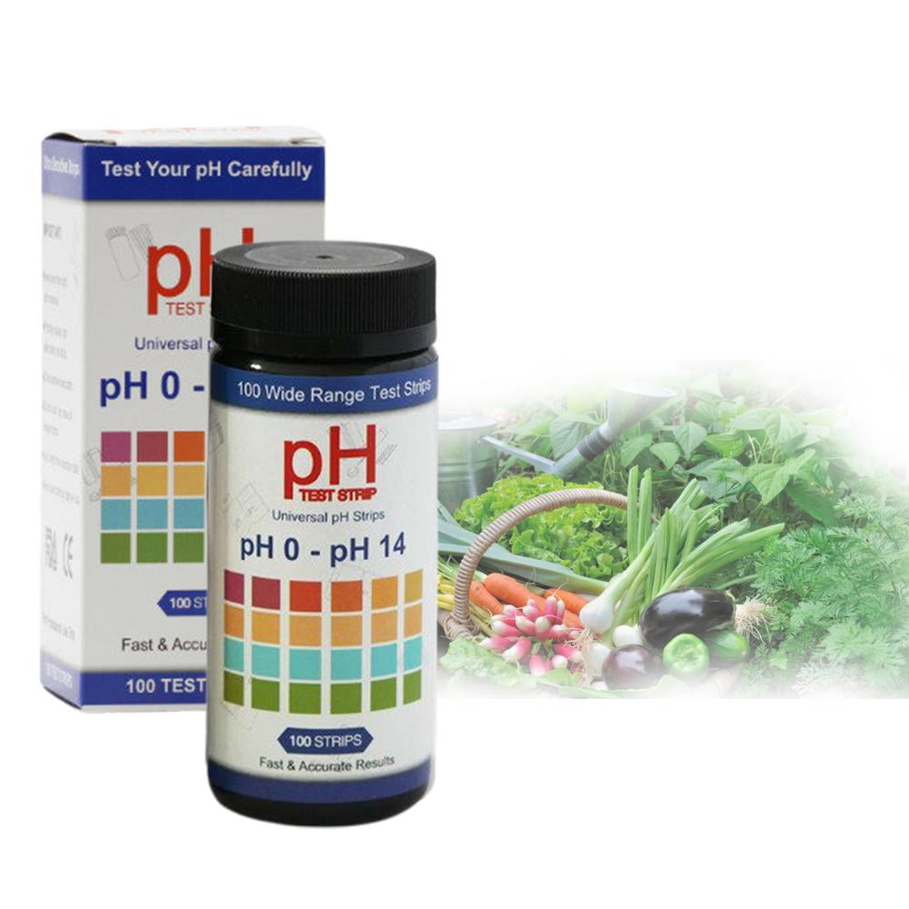 Julam pH Test Kit 100 pH Test Strips Soil pH Testing Kit 014 Range