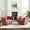 Dusty Rose, variant on Modway Entertain Vertical Channel Tufted Performance Velvet Armchair Set of 2 in Green