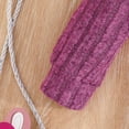 thumbnail image 4 of Ulitacool Girls Fall Outfits Long Sleeve Cat Themed Knit Hooded Top And Dress Outfit Cozy Winter Fall Wardrobe Adorable Simple Girls Clothes Purple 9-12 Months, 4 of 9