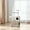 Greige, variant on Modern Cat Tree with Litter Box Enclosure - 2-in-1 Cat Tower, 55.1-Inch Cat Condo with Scratching Posts, Removable Pompom Sticks - Greige