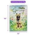 thumbnail image 5 of Belgian Malinois Hello Spring Time Flower Floral Nature Garden Flag 12x18in Double Sided Sheepdog Dog Lover Gifts Outdoor Decor - 02031, 5 of 5