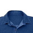 thumbnail image 5 of jjayotai Plus Size Cotton Shirts for Men Long Sleeve Button down Shirts Casual Work Shirt with Flap Chest Pocket, 5 of 6