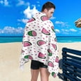 thumbnail image 5 of Dreamtimes Beach Towels Sliced Watermelons Geometric Shapes Camping Towels Sand Free Beach Towel, 30"x60" Large Beach Towels Quick Dry Bath Travel Towels Pool Yoga Beach Mat for Men Women, 5 of 7