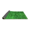 thumbnail image 2 of Ahgly Company Indoor Rectangle Abstract Green Modern Area Rugs, 7' x 9', 2 of 4
