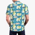 thumbnail image 6 of Salouo Cute Polar Bear Fishing for Men's Short Sleeve Polo Shirts,Polo Shirts for Men Performance Short Sleeve Golf Shirt Athletic Casual Collared T-Shirt-Small, 6 of 8