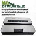 thumbnail image 4 of LEM Products MaxVac 250 Stainless Steel Vacuum Sealer with Cutter, 4 of 10