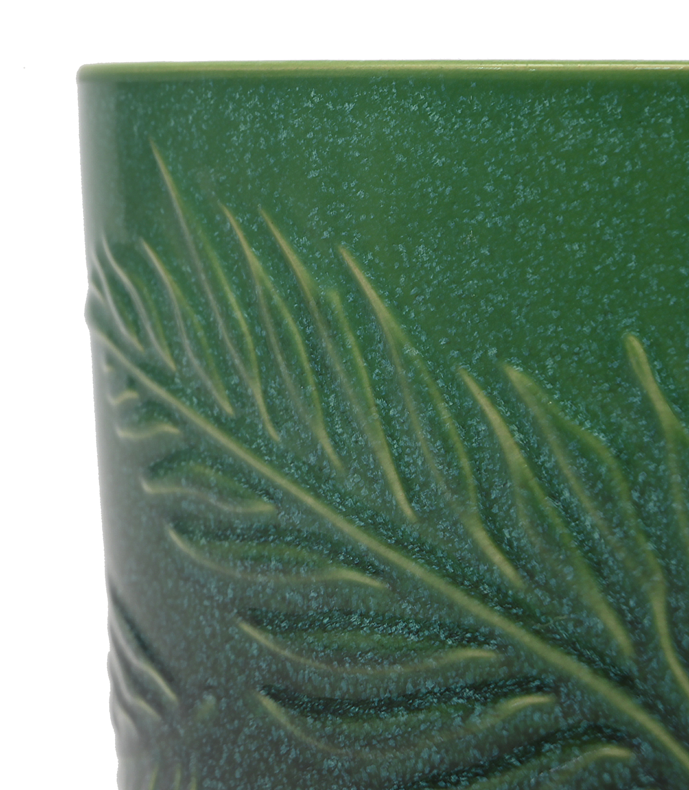 Better Homes & Gardens 8-Inch Ceramic Planter with Botanical Design