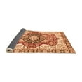 thumbnail image 2 of Ahgly Company Indoor Rectangle Abstract Orange Modern Area Rugs, 8' x 10', 2 of 4
