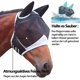 thumbnail image 2 of Máscara repelente de mosquitos con protección UV para caballos, con orejas y diseño transpirable, 2 of 4