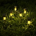 thumbnail image 3 of PTOGOBST Solar Lights Outdoor Waterproof, 12 Pack, Stainless Steel LED Solar Garden Lights for Patio, Lawn, Yard and Landscape, Garden Decor Patio Decor,Warm White, 3 of 6