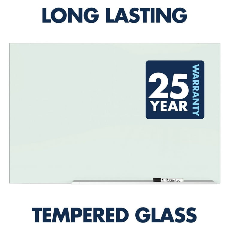 Element Framed Magnetic Glass Dry-Erase Boards, 74 x 42, White Surface, Silver Aluminum Frame Element Framed Magnetic Glass Dry-Erase Boards, 74 x 42, White Surface, Silver Aluminum Frame