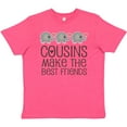 thumbnail image 3 of Inktastic Cousins Make the Best Friends Youth T-Shirt, 3 of 5