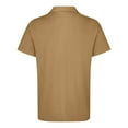 thumbnail image 4 of WTOBBY Men's Casual Independence Day Print Polo Short Sleeve T-Shirt Patriotic Themed Collared Shirt, Breathable Fabric, Comfort Fit for Holiday, BBQ, and Casual Events,Earthy Yellow L, 4 of 4