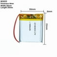 thumbnail image 2 of 3.7V 1000mAh Li-Ion Battery 803035 Lithium Polymer Rechargeable Battery For Bluetooth Headset GPS Toy, 2 of 6