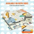 thumbnail image 3 of KFFKFF Infant Activity Mat, 59"x71" Soft Foam Play Area, Slip-Resistant, Foldable & Reversible, Includes Carry Bag, Waterproof Design for Baby, Toddler & Infant Playtime, 3 of 9