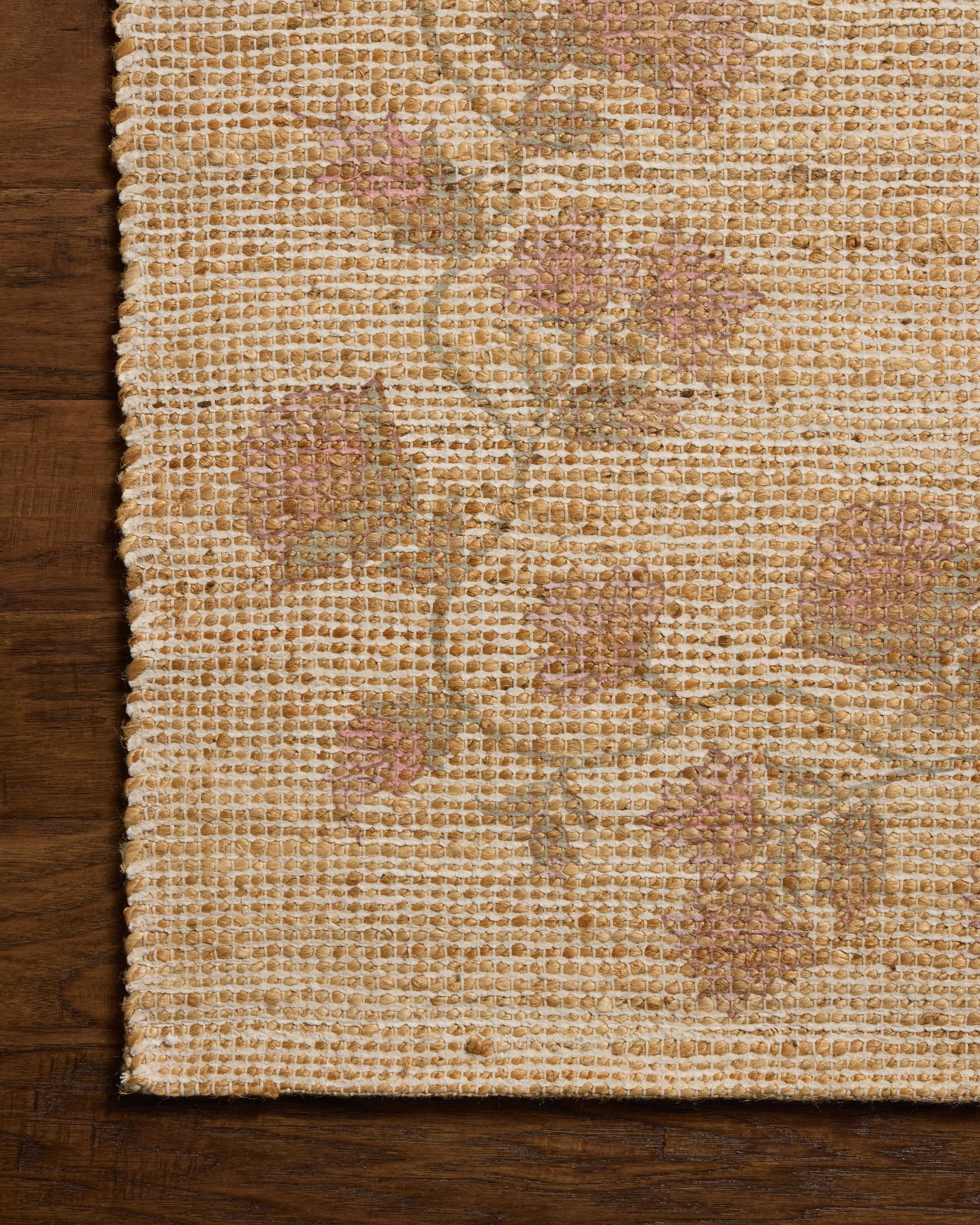 Chris Loves Julia x Loloi Rue Natural / Multi 2'-3" x 3'-9" Accent Rug