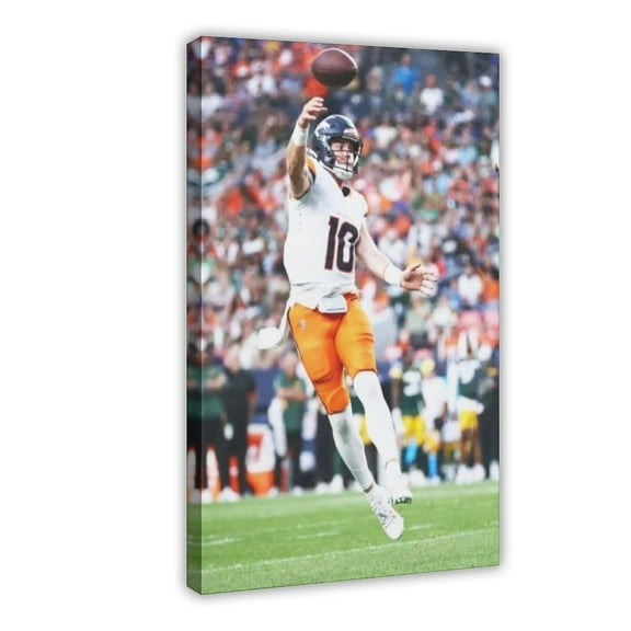 American Football Bo Nix Posters Sports Star90 Canvas Poster