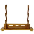 thumbnail image 3 of kurtrusly Samurai Sword Display Wood Katana Stand Holder 2 Layers, 3 of 9