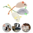 thumbnail image 2 of 6 juguetes para gatos, ratones de peluche, ratones de juguete falsos para gatos, juguetes para morder y masticar., 2 of 8