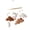 brown, variant on Velvety Cloud Nursery Mobile For Visual Tracking Practice Easy Setup Infant Calming Companion