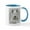 White/Blue Inside, variant on CafePress - White Wolf Mug - 11 oz Ceramic Mug - Novelty Coffee Tea Cup