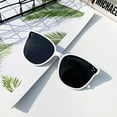 thumbnail image 2 of Weikingp Sunglasses Womens Trendy Polarized Sunglasses for Women Men Sunglasse Sun Glasses 100% Uv Blocking Sunglasses Men Womens Sunglasses (Clearance) White plastic, 2 of 2