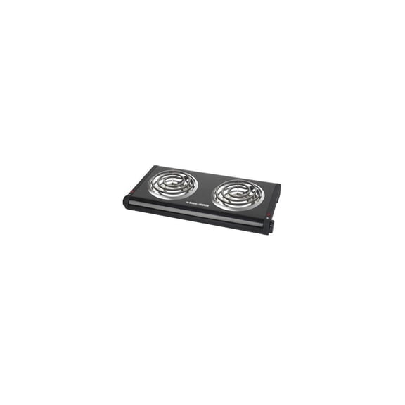 BLACK DECKER Black Electric Contact Grills - Non-Stick Double Burner Range