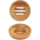thumbnail image 5 of Soporte para jabonera, 2 piezas de almacenamiento de jabón de madera, bandeja de jabón de bambú, escurridor de jabón, jabonera desmontable, dispensador de jabón, 5 of 5