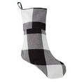 thumbnail image 3 of Fennco Styles Buffalo Check Plaid Design 100% Pure Cotton Stocking - Red 13 x19 Christmas Stocking for Christmas Party Decorations, 3 of 10