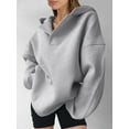 thumbnail image 5 of Luniro Hoodies for Women Oversized Pullover Sweatshirts Fall Winter Trendy Fashion Clothes, 5 of 8
