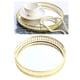 thumbnail image 1 of Bandeja decorativa, bandeja de espejo dorado para joyería, bandeja de almacenamiento para joyería, organizador, bandeja de maquillaje para tocador, 175cm BLESIY Bandeja base espejo dorado, 1 of 8