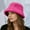 Hot Pink, variant on Soyumi Warm Bucket Hat for Women Winter - Fuzzy Faux Fur Plush Fisherman Cap, Winter Fashion Trendy & Comfortable Breathable Design, Cute Hat for Snowboarding, Outing, Gift, Beige